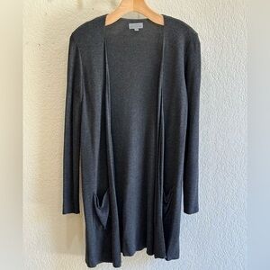 Joseph A Open Front Long Cardigan Size Small